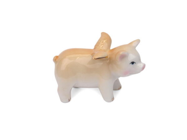 porcelain piggy figurine 9cm