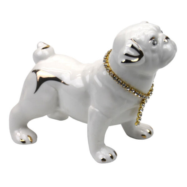 porcelain dog figurine 12cm