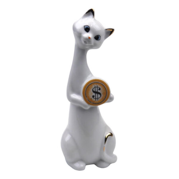 porcelain cat figurine 16cm