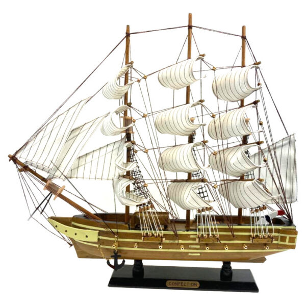 wooden ship model 45cm
