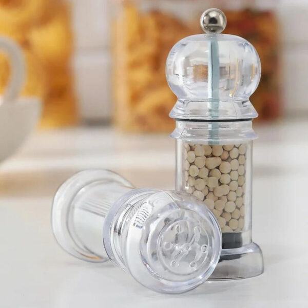 spice set, pepper grinder and salt shaker, 10 cm