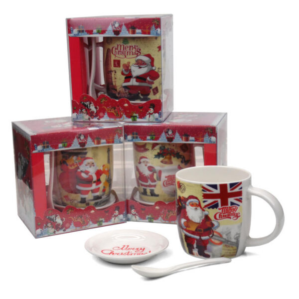 mug 10cm with spoon in gift box