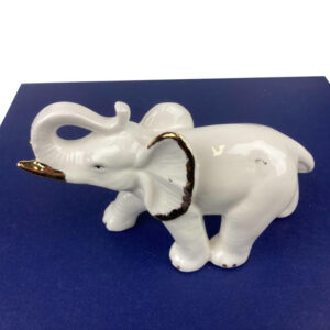 porcelain elephant figurine 18cm