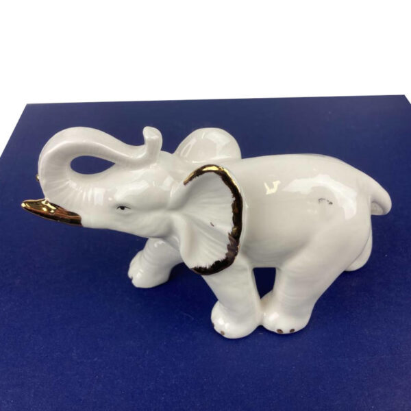 porcelain elephant figurine 18cm