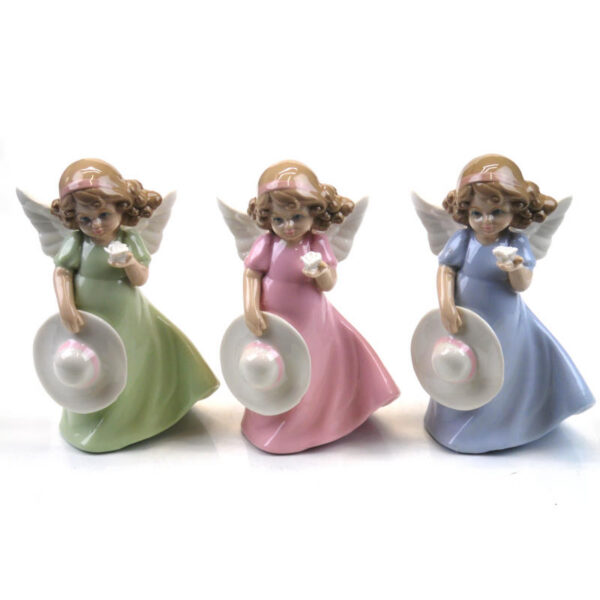 porcelain angel figurine 14cm