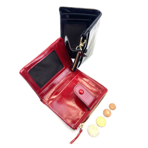 leather wallet for women 12cm x 10cm