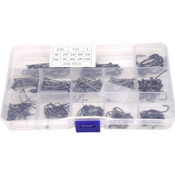 set of fishing hooks 200 pcs